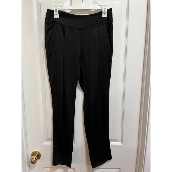 Michelle Mason Pants - Michelle Mason 100% Silk Black Pants